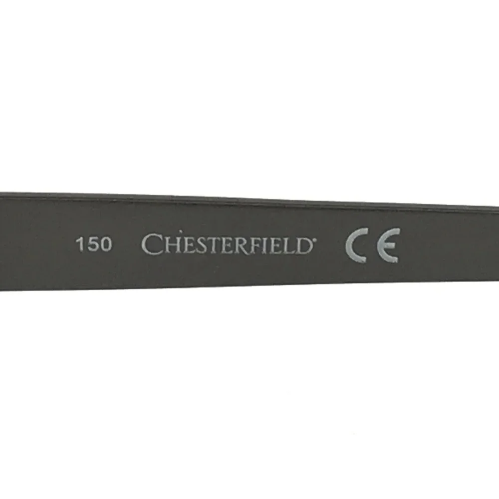 Chesterfield Eyeglasses Frames CH34XL 0RD2 Black Grey Rectangle 57-17-150